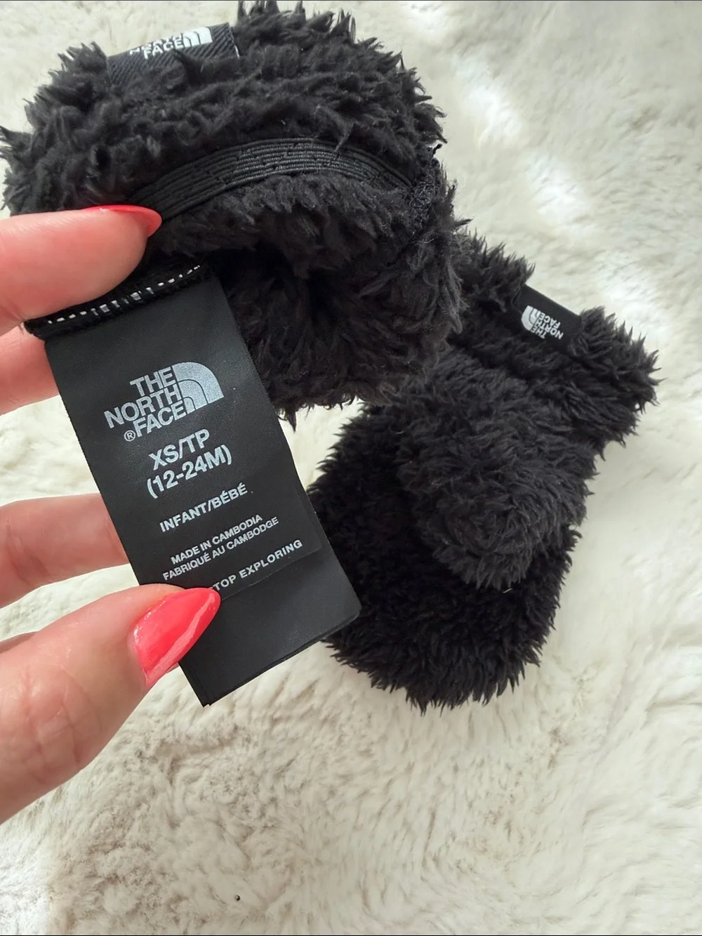 The North Face kids mittens